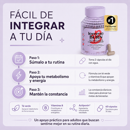 Lemme Burn – Metabolismo Activo & Energía Total