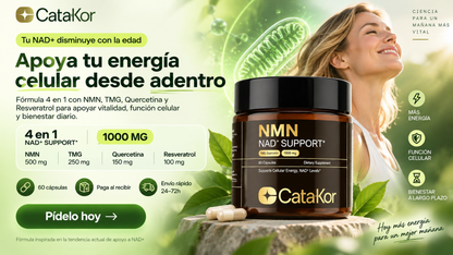 ⚡ NAD+ Advanced – Fórmula 4 en 1 para tu Vitalidad