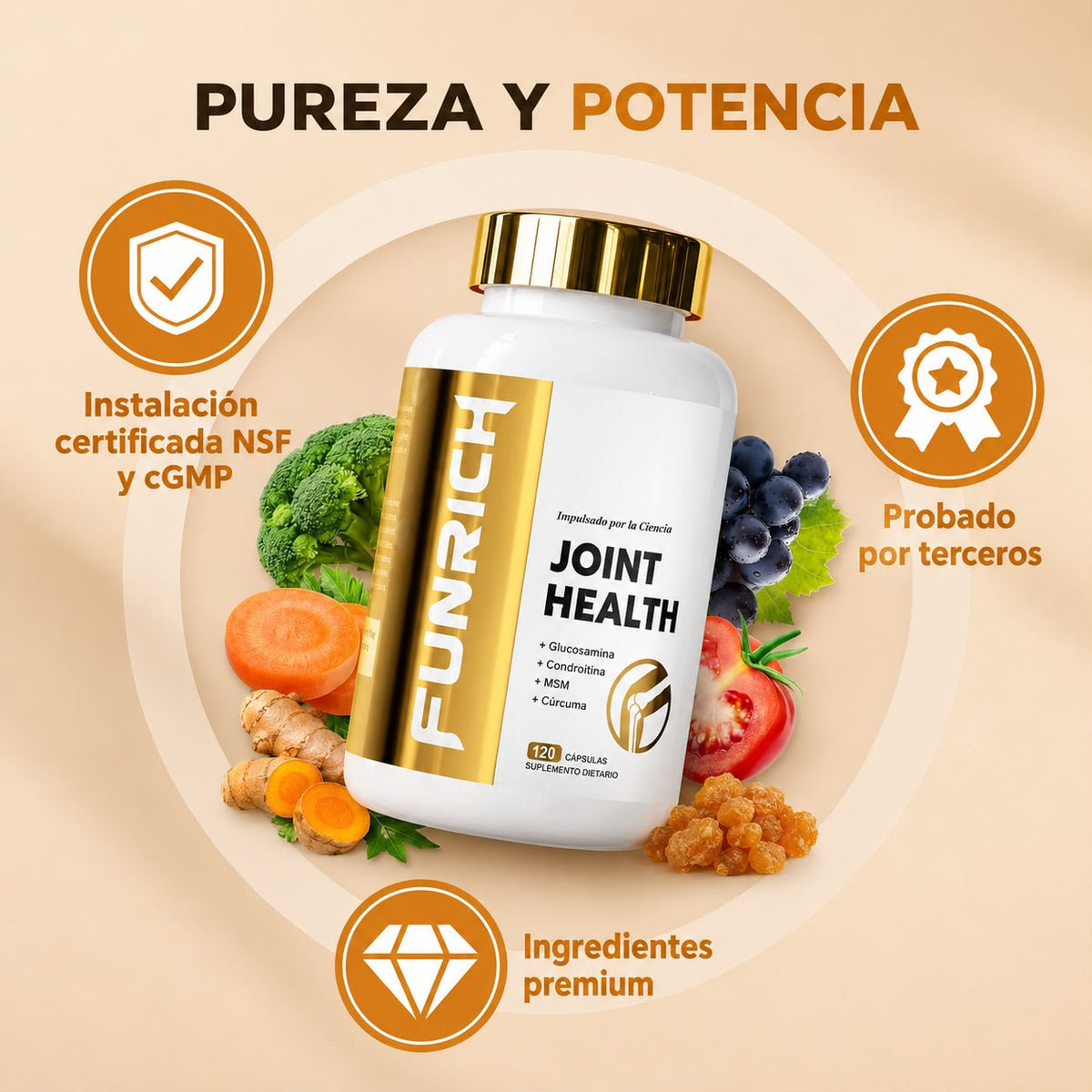 Dile Adiós al Dolor de Articulaciones – FUNRICH Joint Health ✨