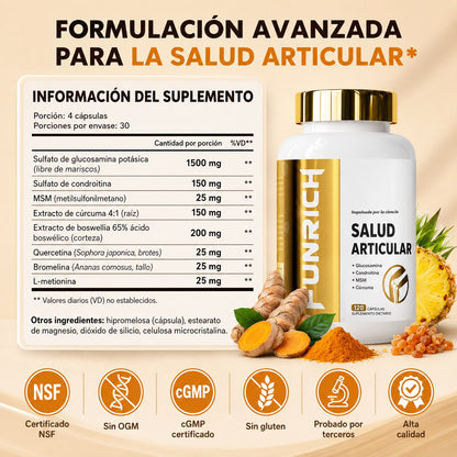 Dile Adiós al Dolor de Articulaciones – FUNRICH Joint Health ✨