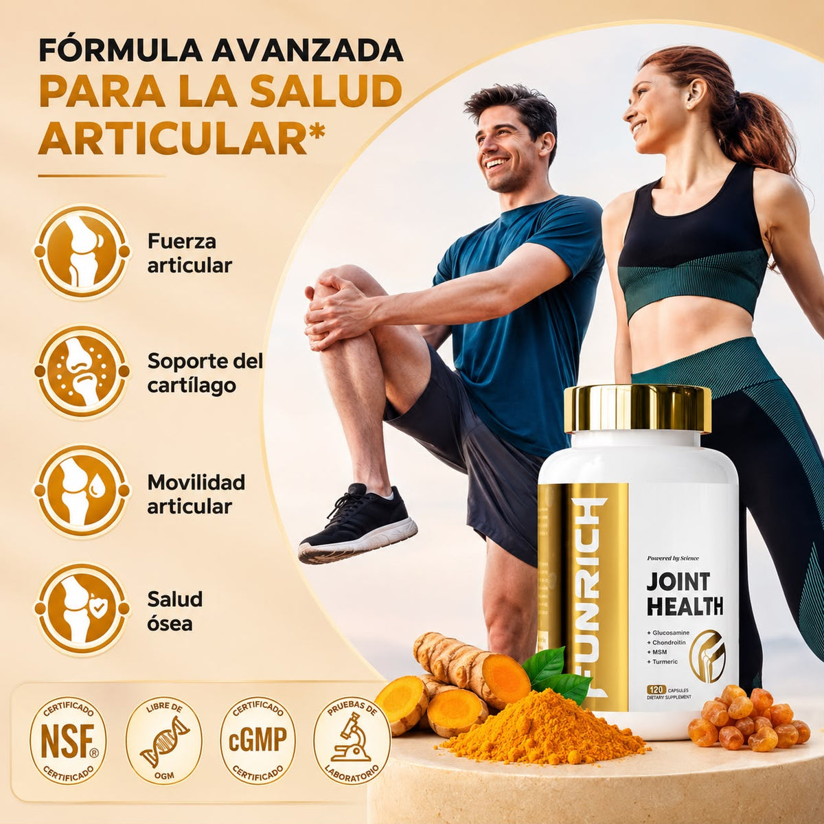 Dile Adiós al Dolor de Articulaciones – FUNRICH Joint Health ✨
