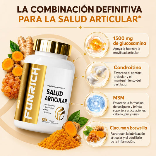 Dile Adiós al Dolor de Articulaciones – FUNRICH Joint Health ✨