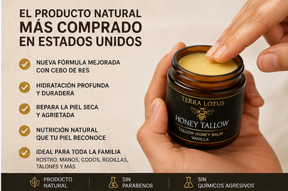 Honey Tallow | Bálsamo Hidratante de Sebo de Res y Miel